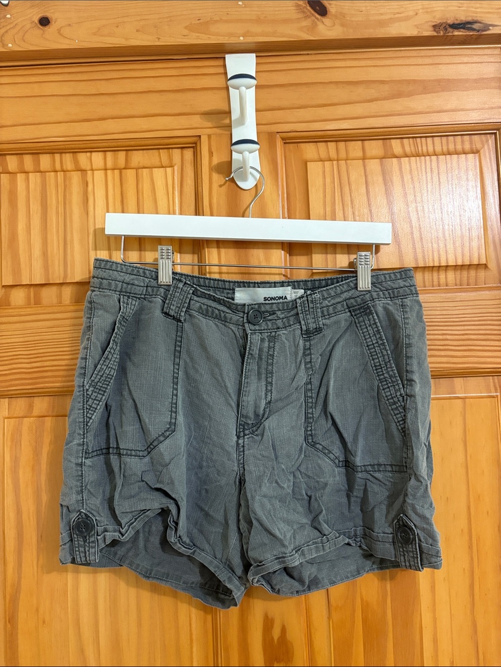 Sonoma Size 12 Grey Vintage Y2K Grey Shorts